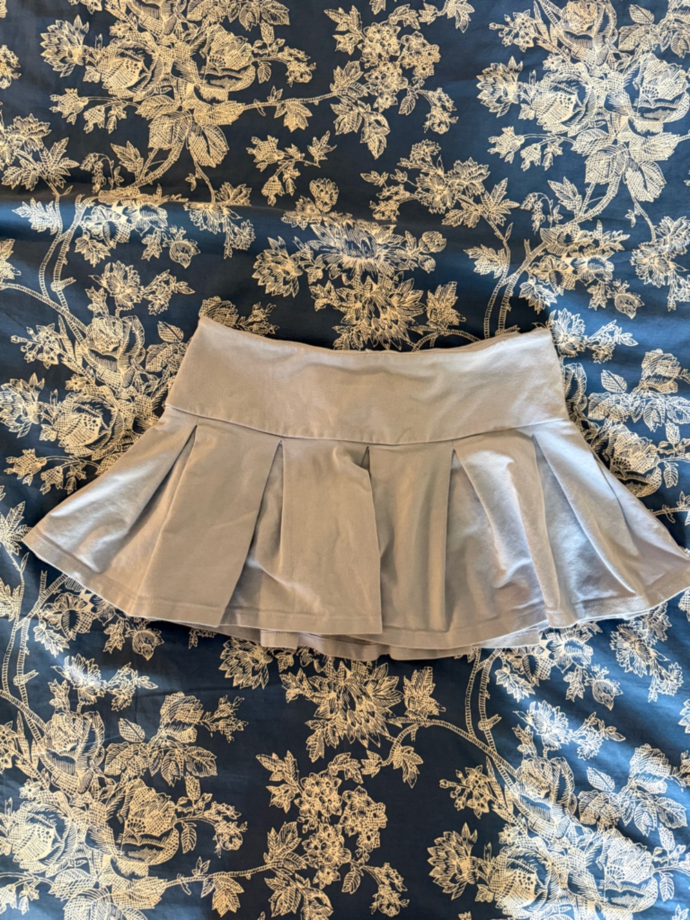 Urban Outfitters Taupe Pleated Mini Skirt